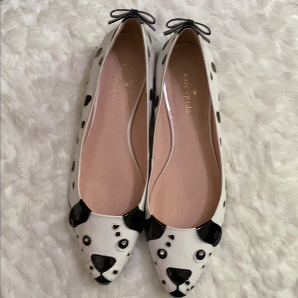 Kate spade Elena Dalmatian ballerina flats. Used